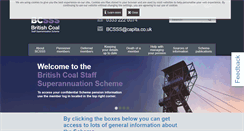 Desktop Screenshot of bcsss-pension.org.uk
